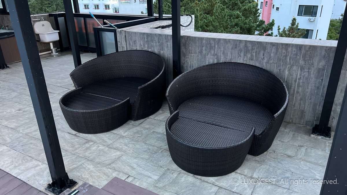 a comfortable chair for guests of Airbnb accommodation