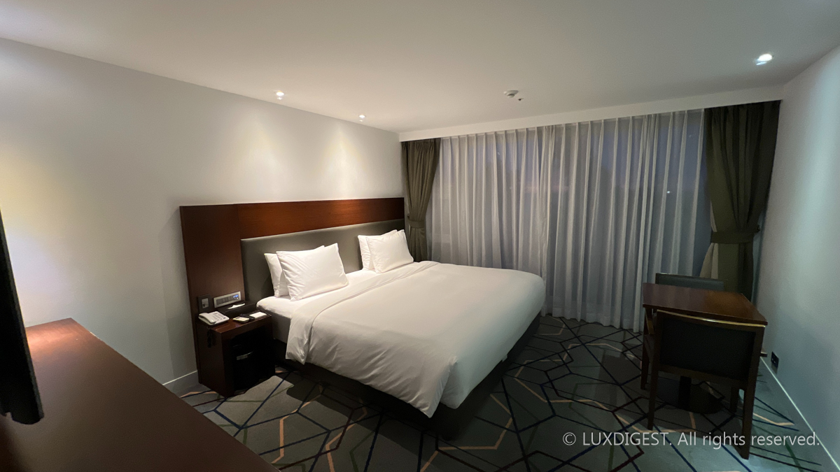 Room view for accommodation. Cleaned neatly and waiting for guests