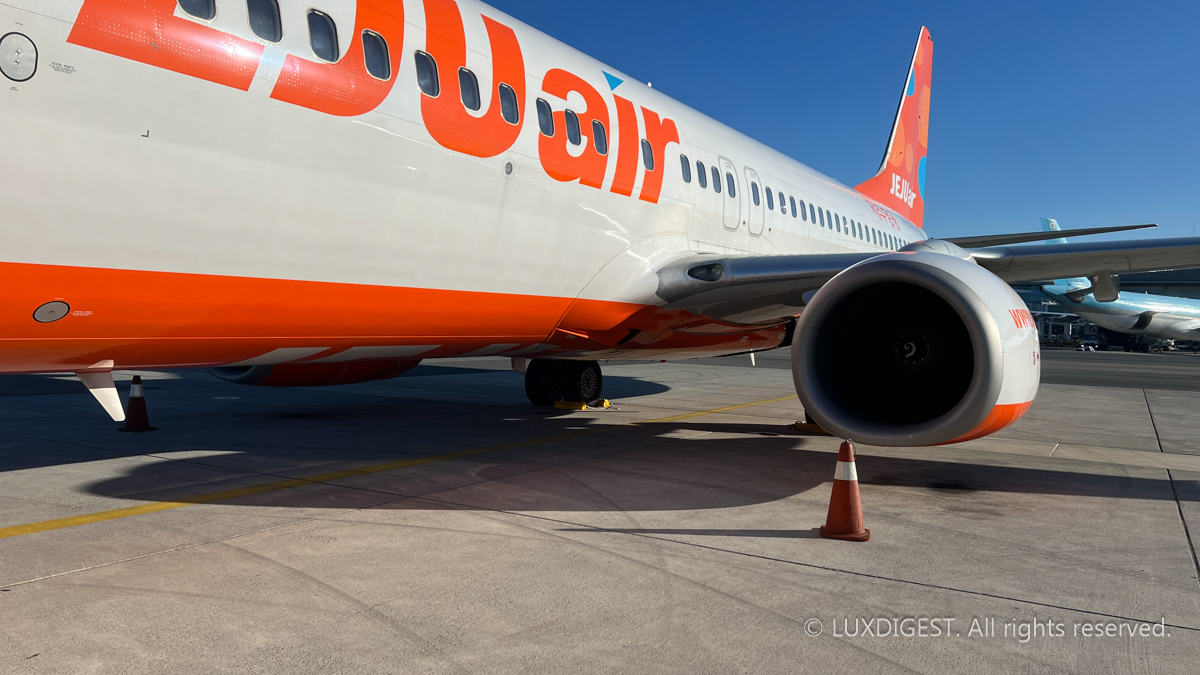 The plane is waiting for a customer. It looks like it's about to take off